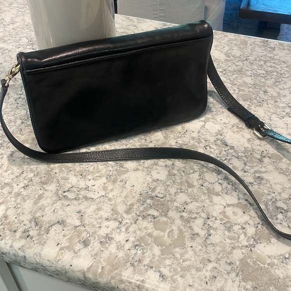 TORY BURCH BOMBE REVA CLUTCH IN BLACK! - Picture 9 of 11